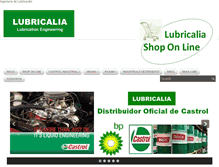 Tablet Screenshot of lubricalia.com